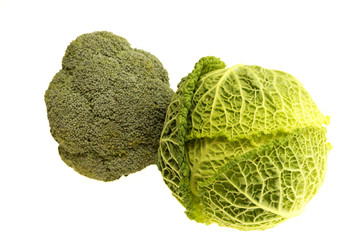 Cabbage and Brocolli