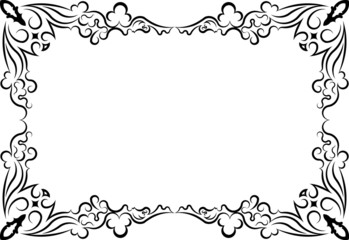 Retro-styled frame. Vector