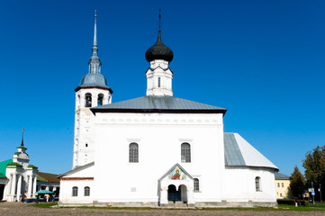 the Resurrection cathedral in Suzdal, Russia