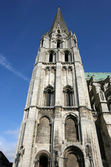Fototapeta na wymiar Cathedral in Chartres - UNESCO World Heritage Site