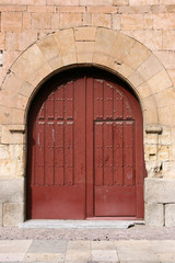 Wooden door in Salamanca, Spain