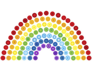 Abstract rainbow