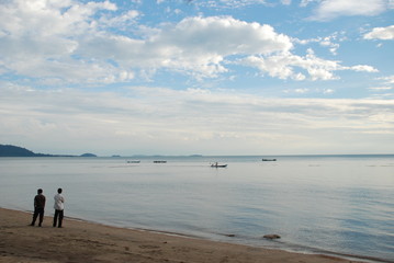 en bord de mer