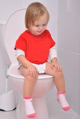 baby on toilets