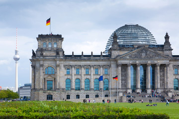 Berlin Reichstag Fernsehturm