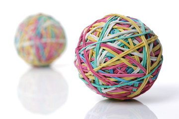 Rubber band ball