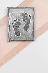 baby girl footprints