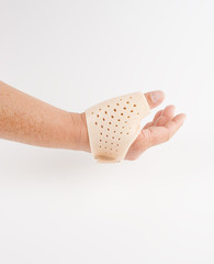 thumb orthosis, medical support