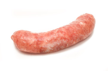 Rohe fränkische Bratwurst