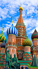 Fototapeta na wymiar Saint Basil's cathedral, Moscow, Russia