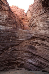 The devils throat rock formation in Argentina