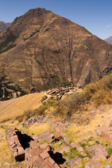 Inca terrace ruins