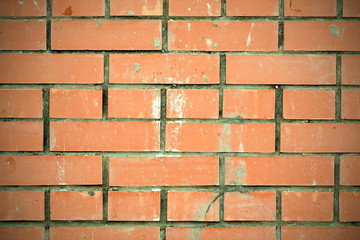 closeup of brick wall