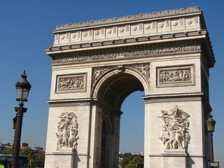 Fototapeta na wymiar Arc de Triumph Paris