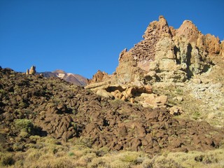 Fototapeta premium Stone formation - Teide national park