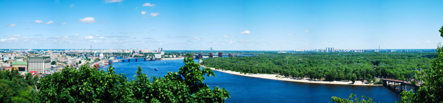 Panoramic View of Kiev