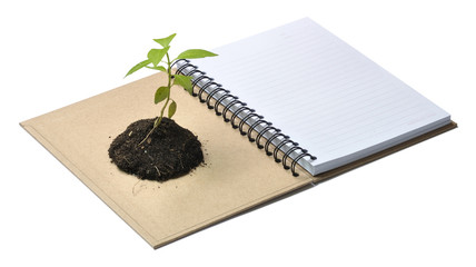 Save environment by recycle notebook