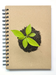 Save environment by recycle notebook