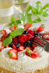 mix berries cake- torta frutti di bosco