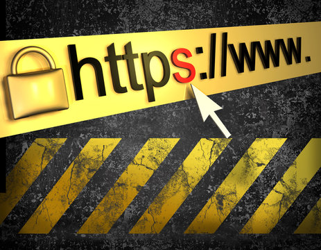 https protected web page