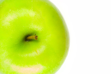 Apple on white background