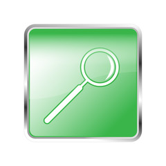 Button Lupe grün