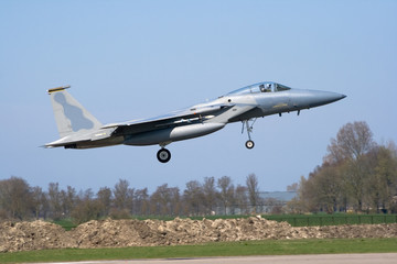 Fototapeta na wymiar F-15 fighter jet