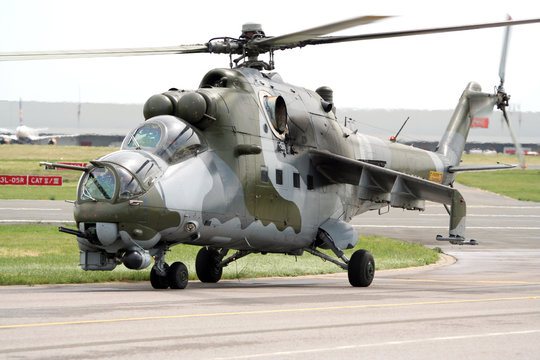 Mi-24 Hind attack helicopter