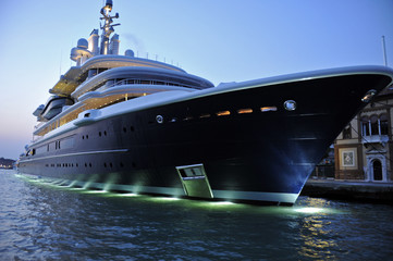 Naklejka premium yacht privé