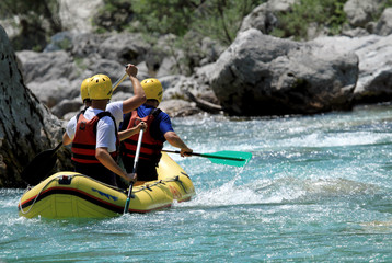 Rafting-Herausforderung