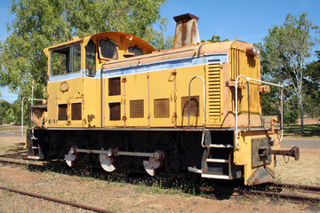 Abandoned locomotive