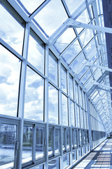 blue hall of business center