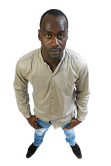 homme en vue plongeante