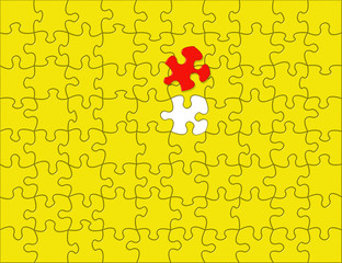puzzle amarillo