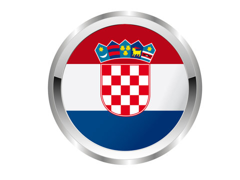 Croation Button - Silver Edition