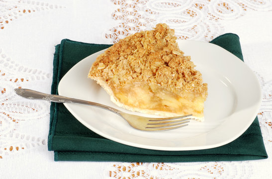 Apple Crisp With A Fork