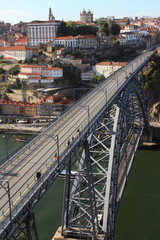 metal bridge in Porto