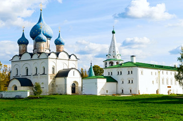 Suzdal Kremlin and cathedral of Nativity, Russia