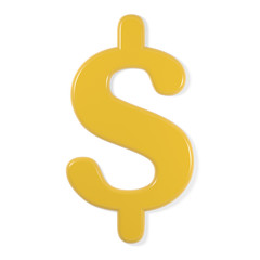yellow font - dollar sign
