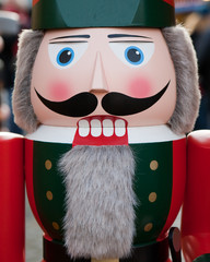 Nussknacker Figur aus dem Erzgebirge, Bergmann