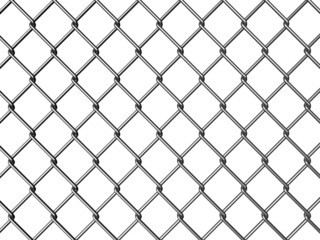 Fototapeta premium Chainlink fence
