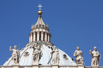 Fototapeta na wymiar Vatican - Saint Peter Basilica