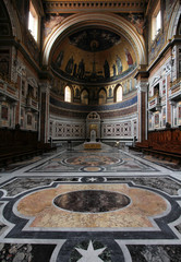 Rome cathedral of Saint John Lateran interior