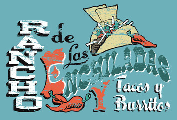 Mexican restaurant signboard