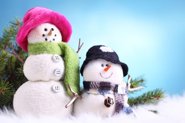 Festive snowman