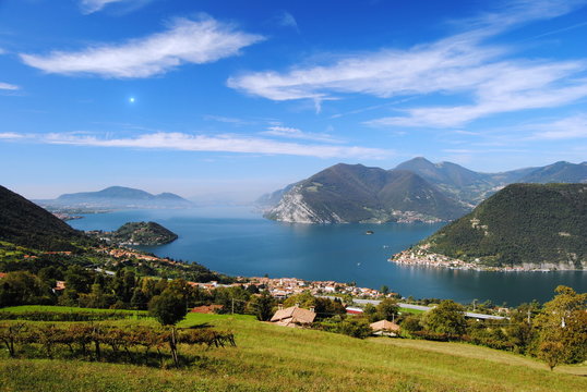 Panorama lago d'Iseo