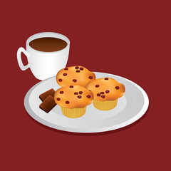muffins and coffee