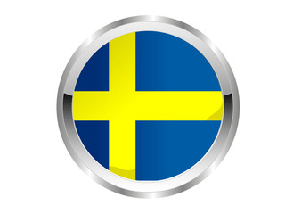 Schweden Button - Silver Edition