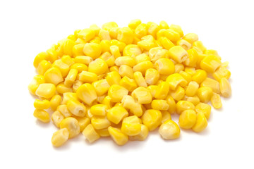 corn isolated on white