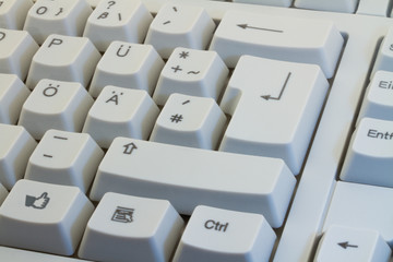 standardtastatur mit Daumen nach oben